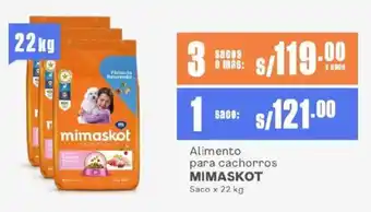 Makro Alimento para cachorros MIMASKOT Saco oferta