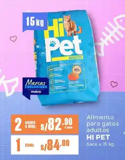 Makro Alimento para gatos adultos HI PET Saco oferta
