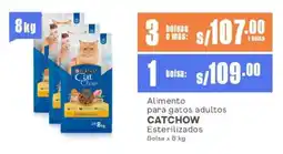 Makro Alimento para gatos adultos CATCHOW Esterilizados Bolsa oferta