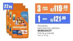 Makro Alimento para perros adultos MIMASKOT Carne y cereal Saco oferta