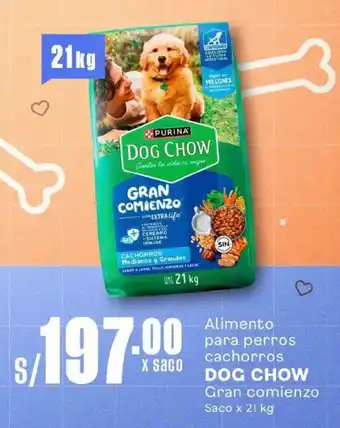 Makro Alimento para perros cachorros DOG CHOW Gran comienzo Saco oferta