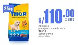 Makro Alimento para perros cachorros THOR Sabor carne Saco oferta