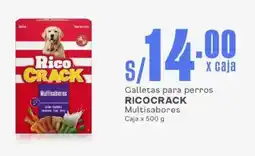 Makro Galletas para perros RICOCRACK Multisabores Caja oferta