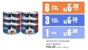 Makro Alimento húmedo para gatos FELIX Lata oferta