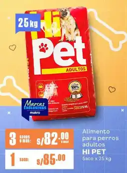 Makro Alimento para perros adultos HI PET Saco oferta