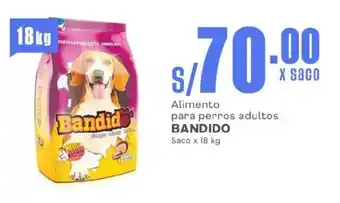 Makro Alimento para perros adultos BANDIDO Saco oferta