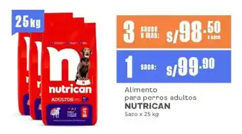 Makro Alimento para perros adultos NUTRICAN Saco oferta