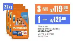 Makro Alimento para perros adultos MIMASKOT Carne y cereal Saco oferta