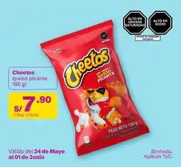 Tambo Cheetos queso picante oferta
