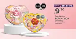 Vega Bombones BON O BON Petit corazón Chocolate o fresa Pote oferta