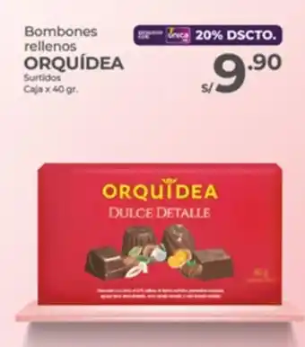 Vega Bombones rellenos ORQUÍDEA Surtidos Caja oferta