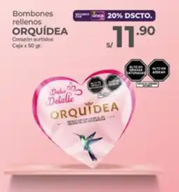 Vega Bombones rellenos ORQUÍDEA Corazón surtidos Caja oferta