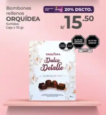 Vega Bombones rellenos ORQUÍDEA Surtidos Caja oferta