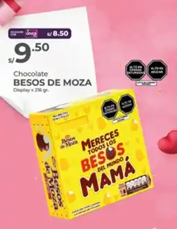 Vega Chocolate BESOS DE MOZA Display oferta