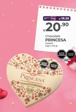 Vega Chocolate PRINCESA Corazón Caja oferta