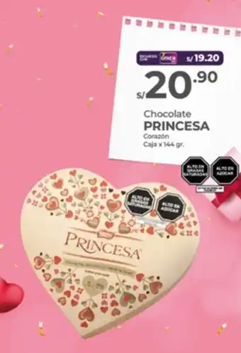 Vega Chocolate PRINCESA Corazón Caja oferta