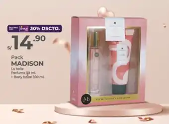 Vega Pack MADISON La belle Perfume oferta