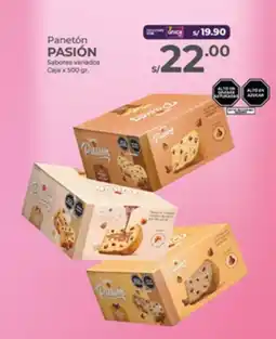 Vega Panetón PASIÓN Sabores variados Caja oferta
