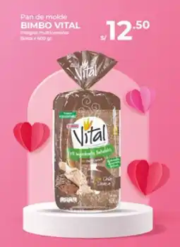 Vega Pan de molde BIMBO VITAL Integral multicereales Bolsa oferta