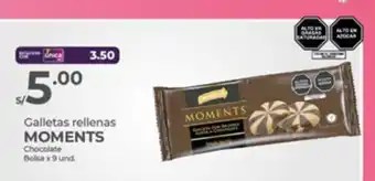 Vega Galletas rellenas MOMENTS Chocolate Bolsa oferta