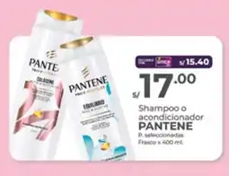 Vega Shampoo o acondicionador PANTENE P. seleccionadas Frasco oferta