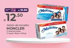 Vega Jabón de tocador MONCLER P. seleccionadas Tri pack/Barra oferta