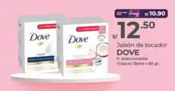 Vega Jabón de tocador DOVE P. seleccionadas Tripack/Barra oferta