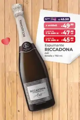 Vega Espumante RICCADONA Asti Botella oferta