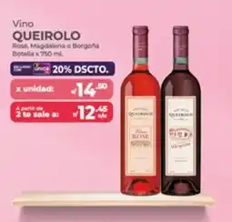 Vega Vino QUEIROLO Rosé, Magdalena o Borgoña Botella oferta