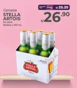Vega Cerveza STELLA ARTOIS Six pack Botella oferta