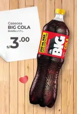 Vega Gaseosa BIG COLA Botella oferta