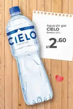 Vega Agua sin gas CIELO Botella oferta