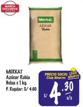 MaxiAhorro Merkat azúcar rubia bolsa oferta