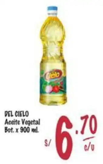 MaxiAhorro Del cielo aceite vegetal bot. oferta