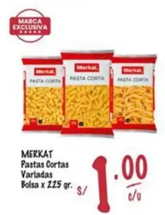 MaxiAhorro Merkat pastas cortas variadas bolsa oferta
