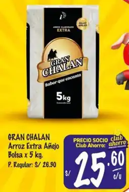 MaxiAhorro Gran chalan arroz extra añejo bolsa oferta