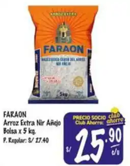 MaxiAhorro Faraon arroz extra nir añejo bolsa oferta