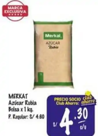MaxiAhorro Merkat azúcar rubia bolsa oferta