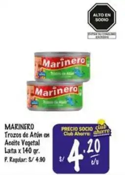 MaxiAhorro Marinero trozos de atún en aceite vegetal lata oferta