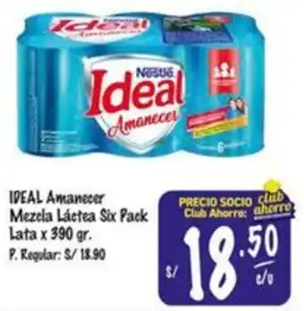 MaxiAhorro Ideal amanecer mezela láctea six pack lata oferta