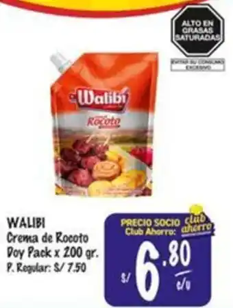 MaxiAhorro Walibi crema de rocoto doy pack oferta