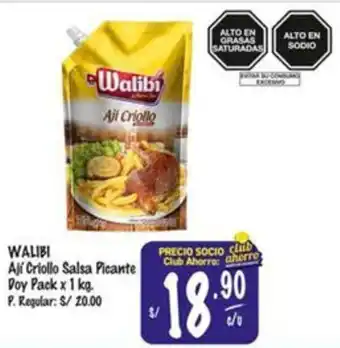 MaxiAhorro Walibi aji criollo salsa picante oferta