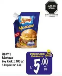 MaxiAhorro Libby's mostaza doy pack oferta