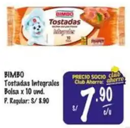MaxiAhorro Bimbo tostadas integrales oferta