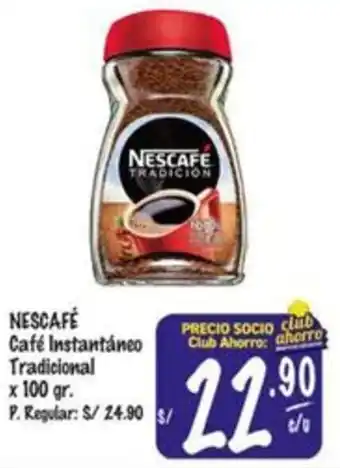 MaxiAhorro Nescafé café instantáneo tradicional oferta