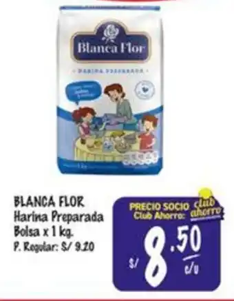 MaxiAhorro Blanca flor harina preparada bolsa oferta