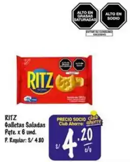 MaxiAhorro Ritz galletas saladas oferta