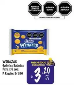 MaxiAhorro Wenazas galletas saladas oferta