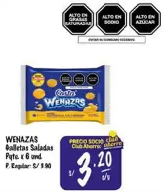 MaxiAhorro Wenazas galletas saladas oferta
