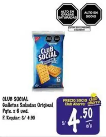 MaxiAhorro Club social galletas saladas original oferta